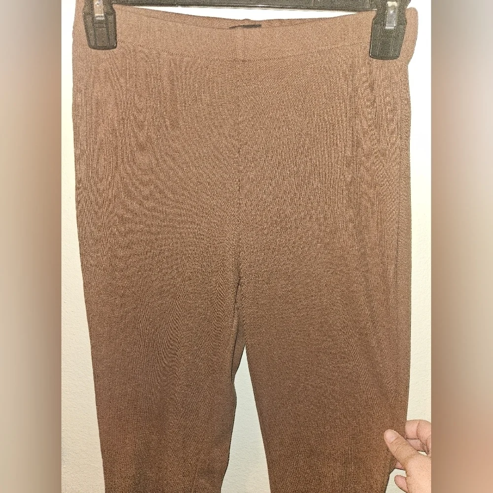 Pac Sun Womans Brown Flared Leg Leggings Size M - Picture 2 of 11